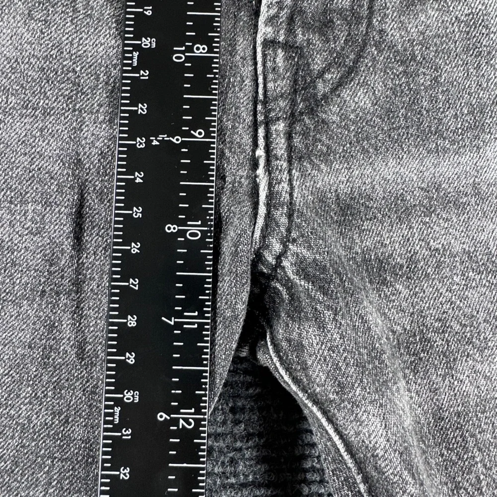 Levi's 501 Original Jeans Mens 34x29 Gray Washed Distressed Straight Leg NWT